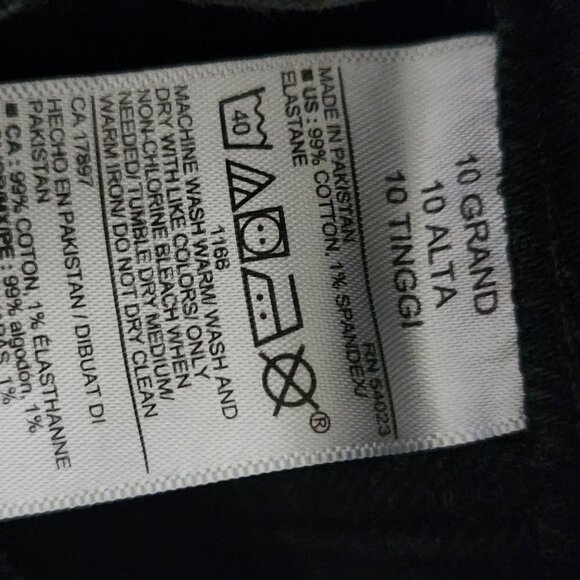 Old Navy Denim Black Overalls Size 10 Tall - Picture 7 of 7